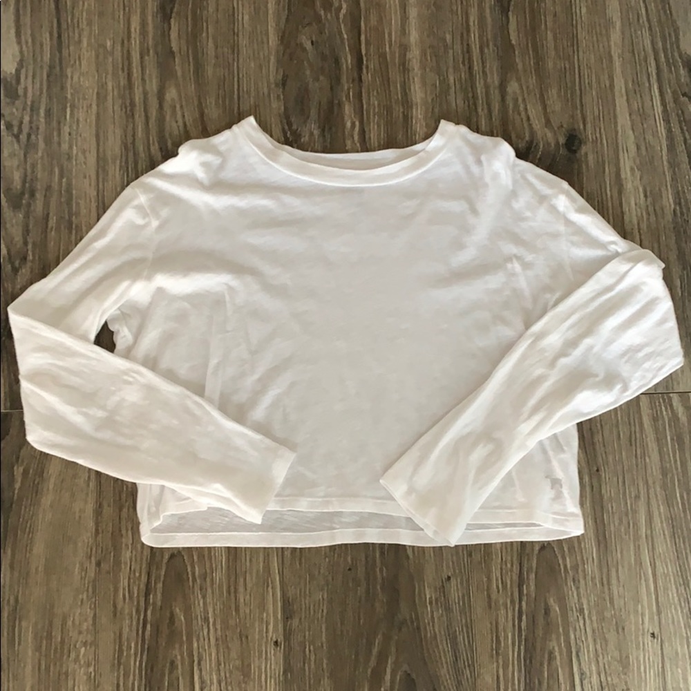 PINK Cropped Long Sleeve